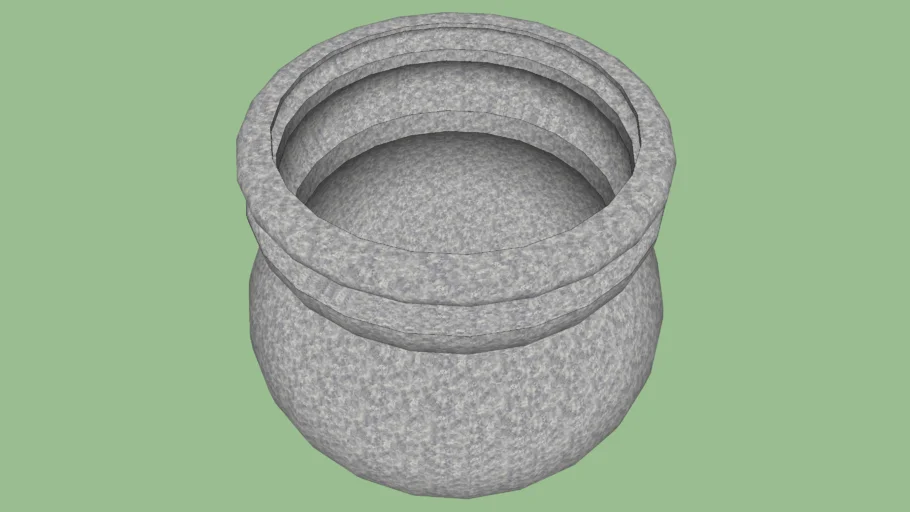 vaso de pedra