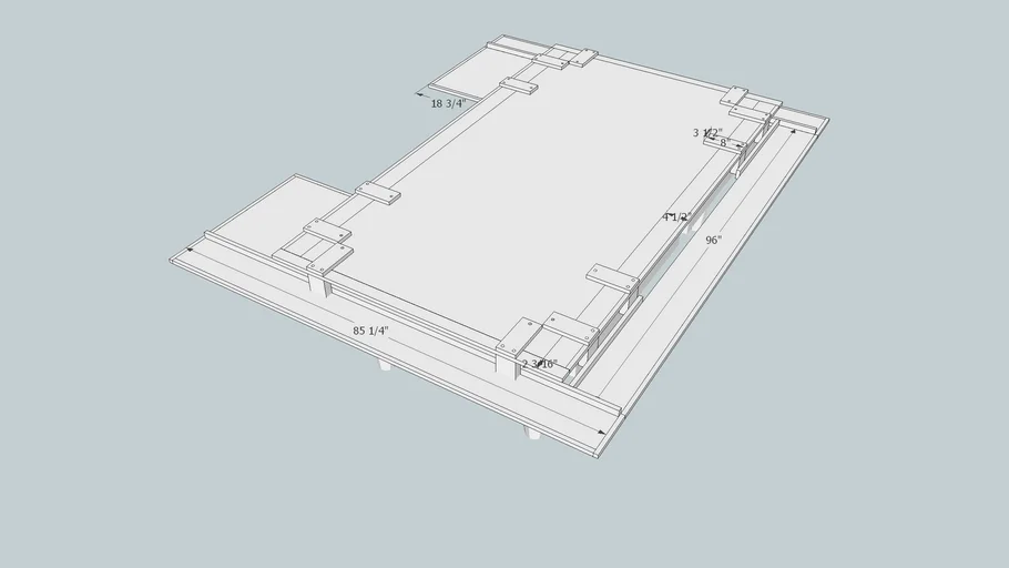 Game Table Topper v4 | 3D Warehouse