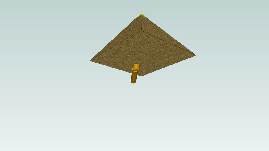 cool pyramid with underground theifs tunnel