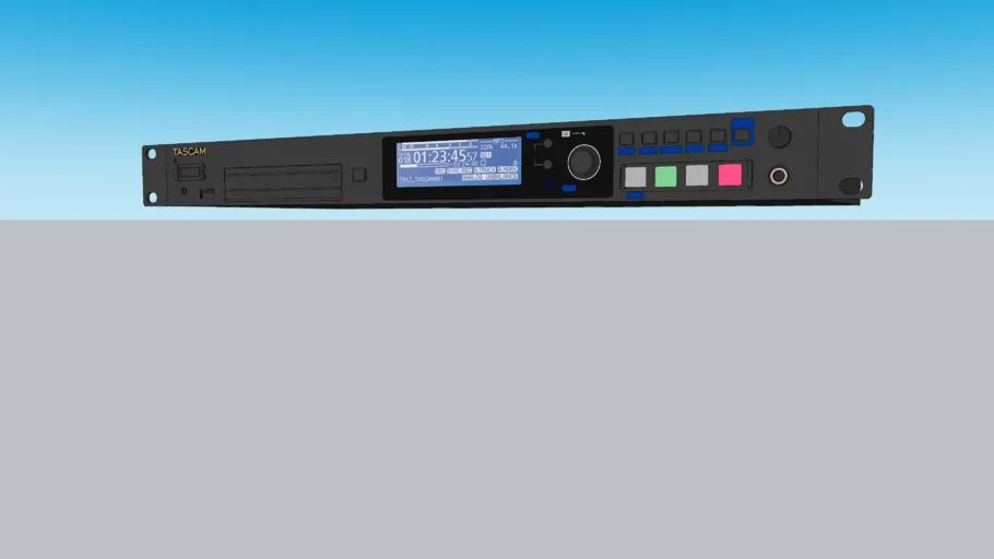 TASCAM - SD-USB recorder player - SS-R250N | 3D Warehouse