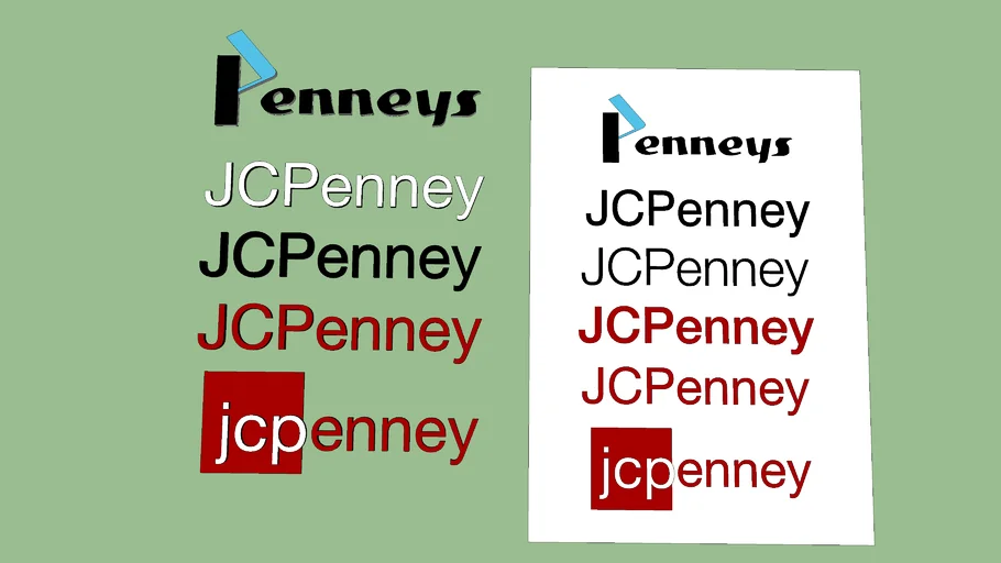 JCPenney Logo Signs
