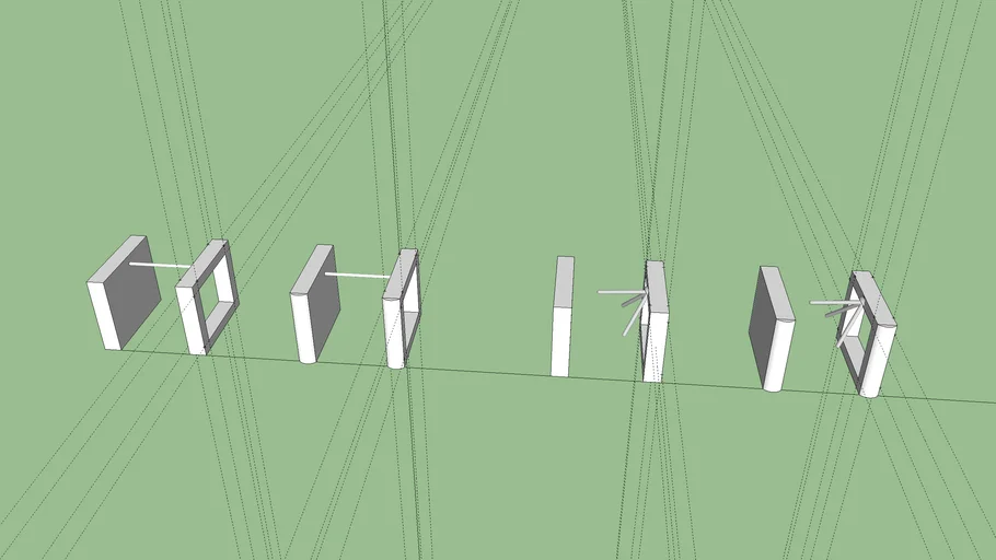 Turnstiles aeroturn model