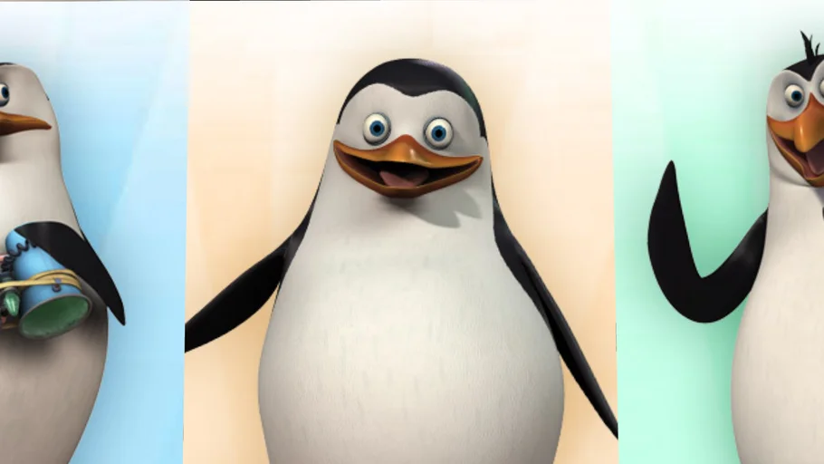 The pictures of Madagascar Penguins！