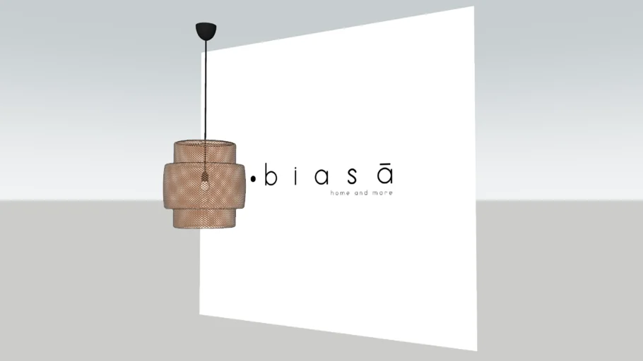 Luminaria de rattan Jolie