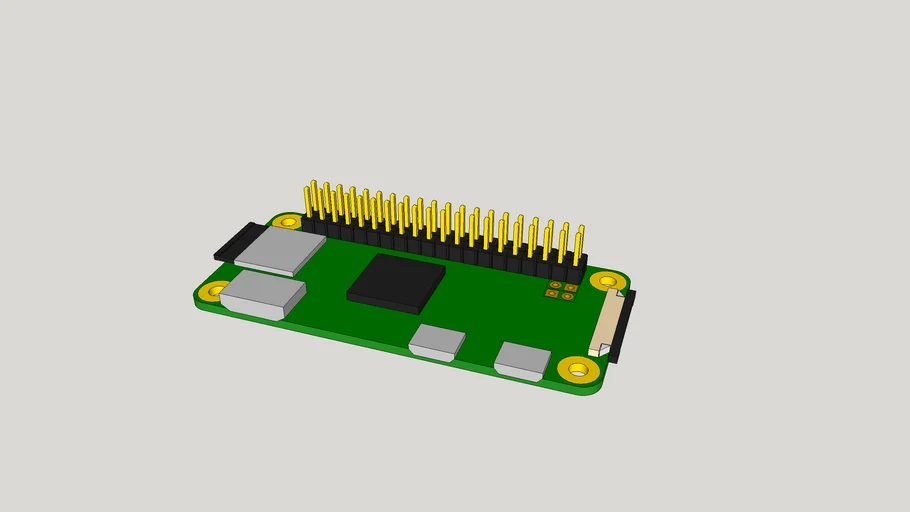 Raspberry Pi Zero with headers