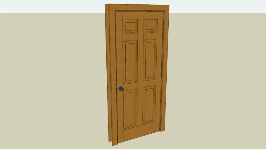 32" Interior Door - Raised Panel