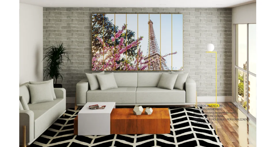 Quadro Torre Eiffel Polipidico