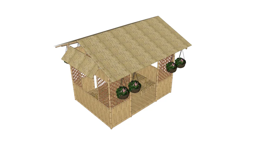 Chòi lá - house bamboo
