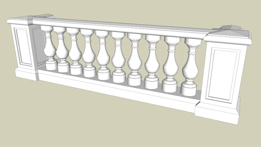 Cast Stone Balustrade