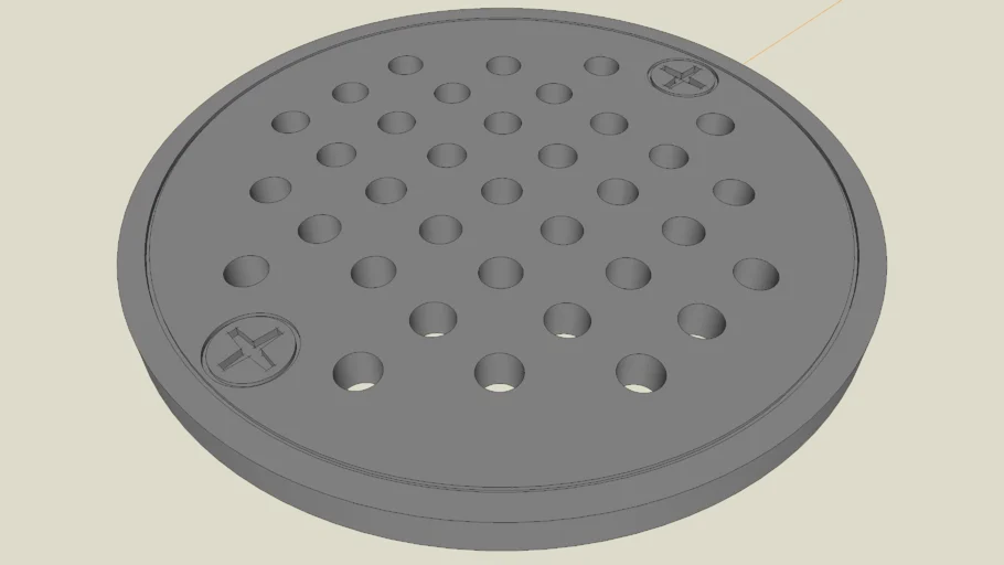 Centro piso (Floor drain) 3" 1/2