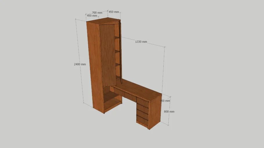 Meja Rias Custom | 3D Warehouse