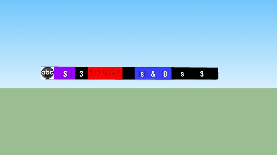 ABC College Football Scoreboard (FAN MADE)