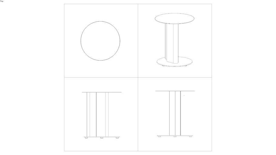 UNIT 14 | BILL Side Table-2D