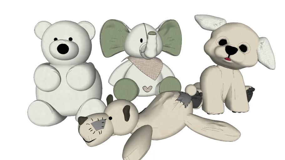 Plush Toys Set