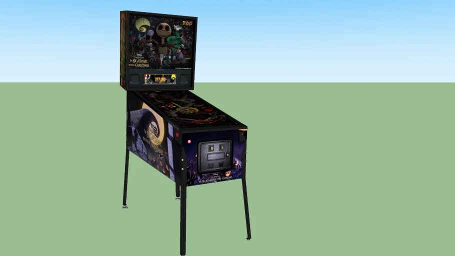 The Nightmare Before Christmas Pinball Machine (Standard) | 3D Warehouse