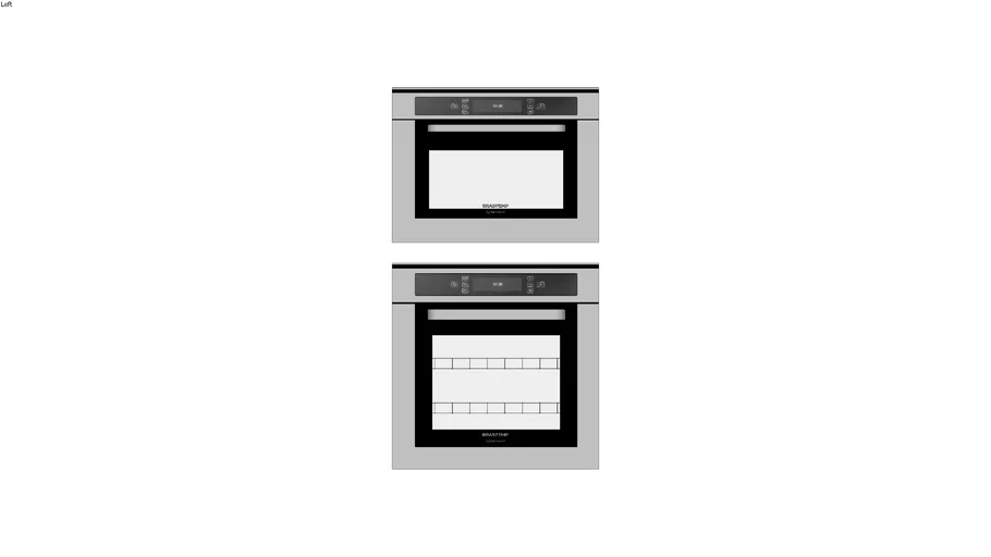Microondas e forno embutido Brastemp gourmand