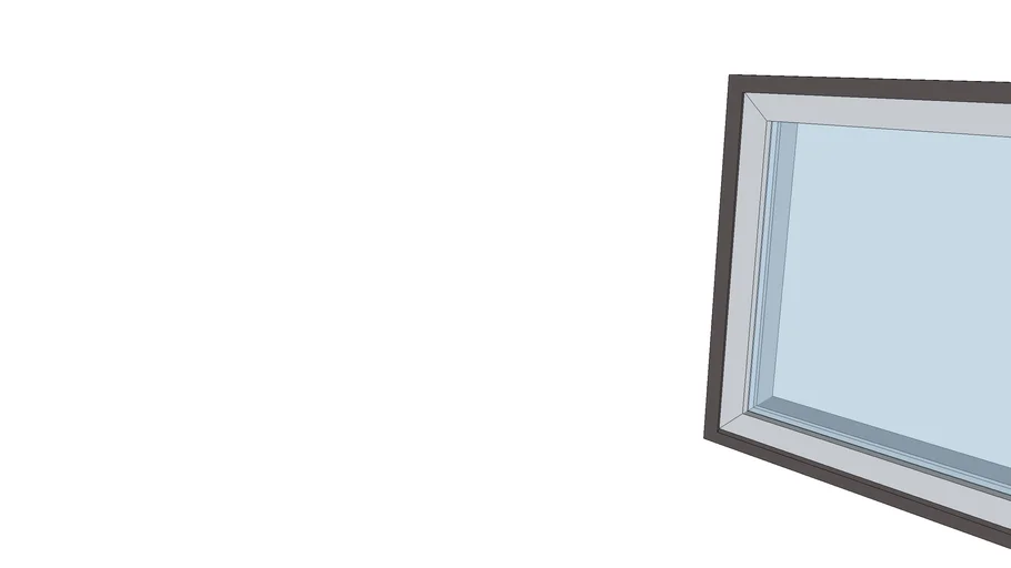 single pane window 1.7x0.55m