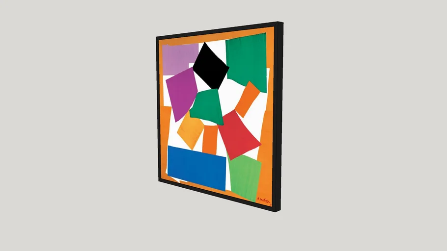 Mattisse Painting Framed Art