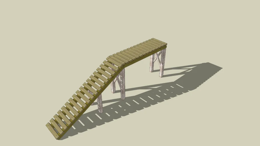 Freeride Guide - Drop Structure with 30 degree entry ramp | 3D Warehouse