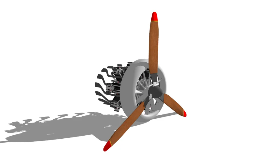 BMW 801C 14 Cylinder Radial Engine