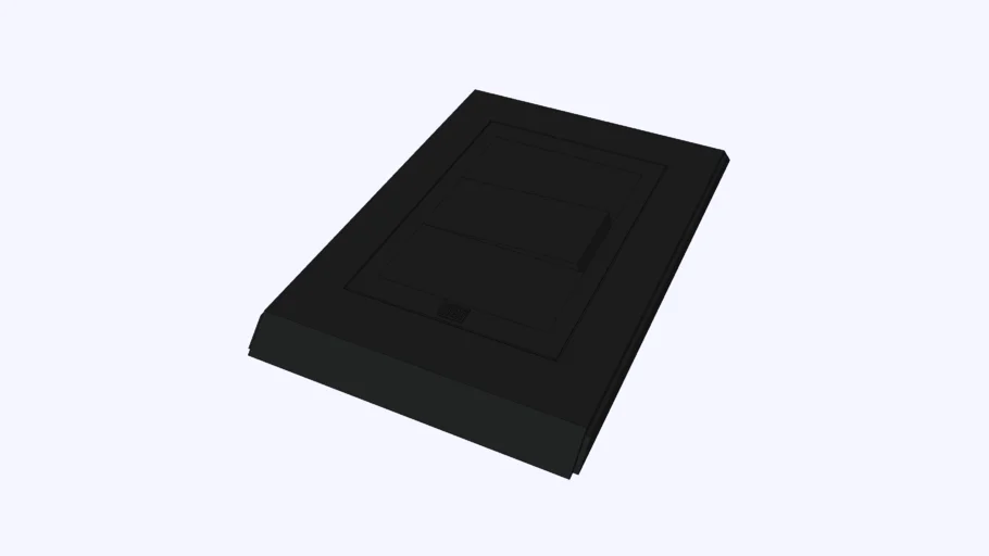 1 Interruptor Refinatto Preto-Preta