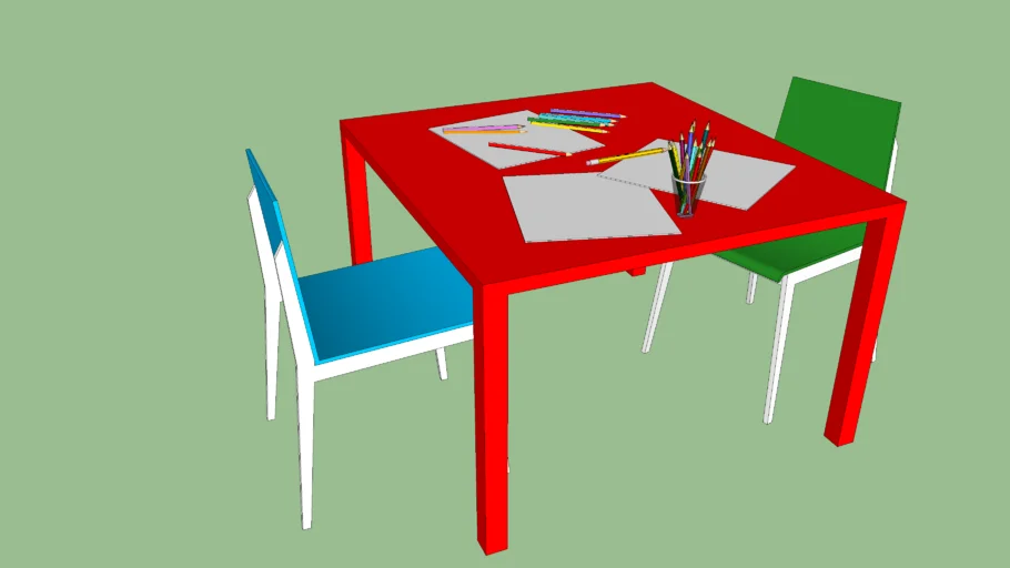 mesa de desenho infantil