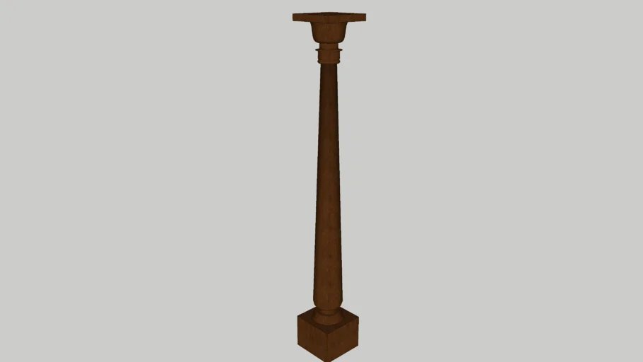 Simple pillar from a South Indian House