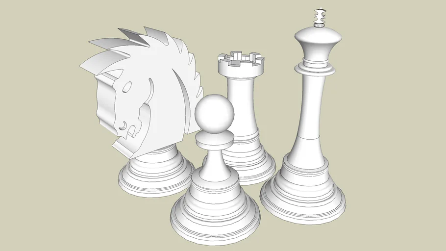 Chess piece set