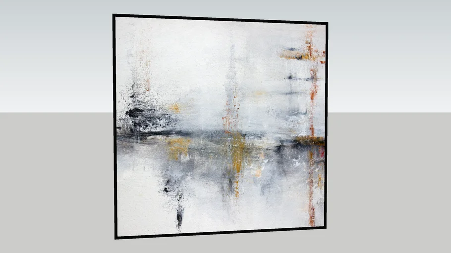 Quadro Decorativo Abstrato Minimalista em Tons Terrosos