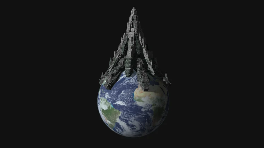 Gaia (the earth crown) with earth 