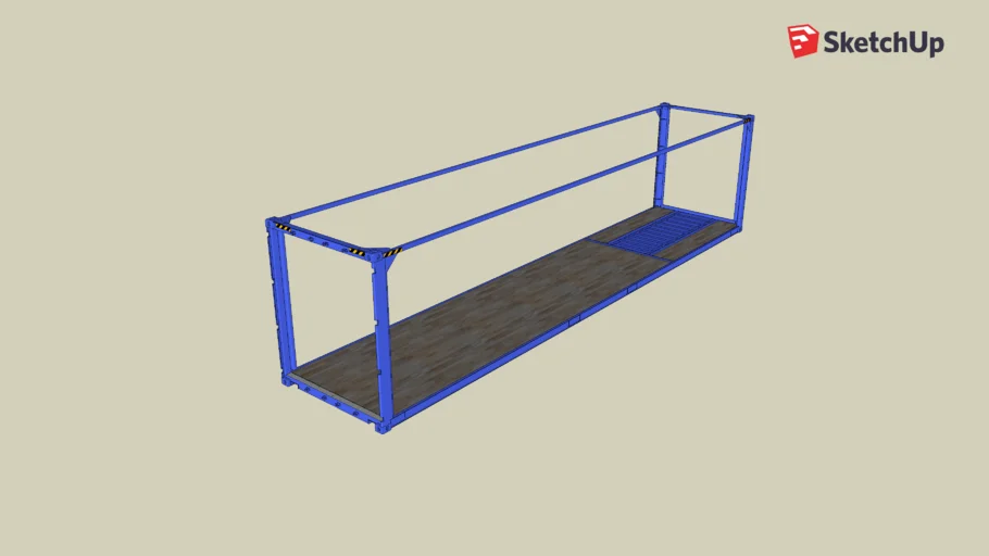 Shipping Container 40 ft. High Cube Frame