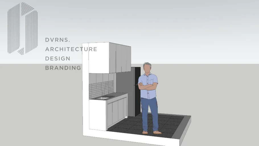 Small Functional Basic Kitchen | 3D Warehouse