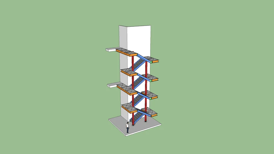 steel stair