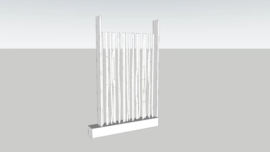 Bamboo / Wood Screen Wall