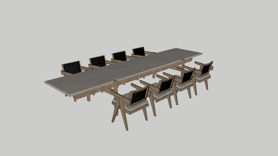 dining table set | 3D Warehouse