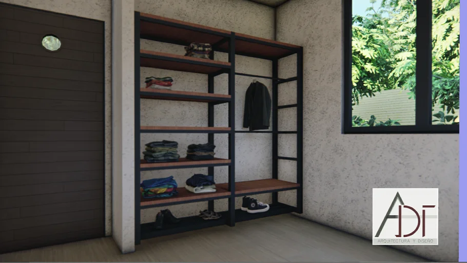 Closet rustico, armario rustico