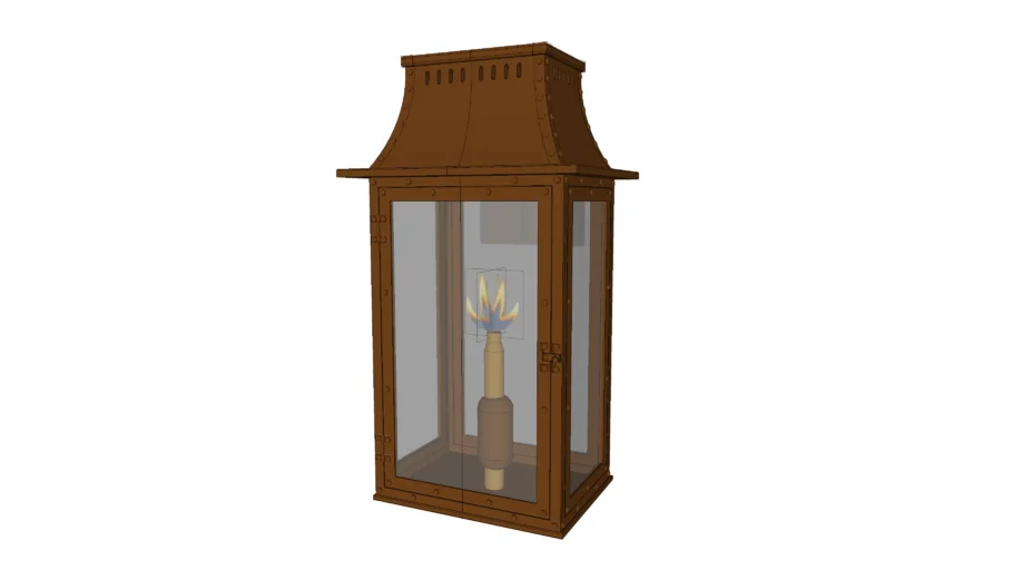 Charleston Gas Lantern - High Detail