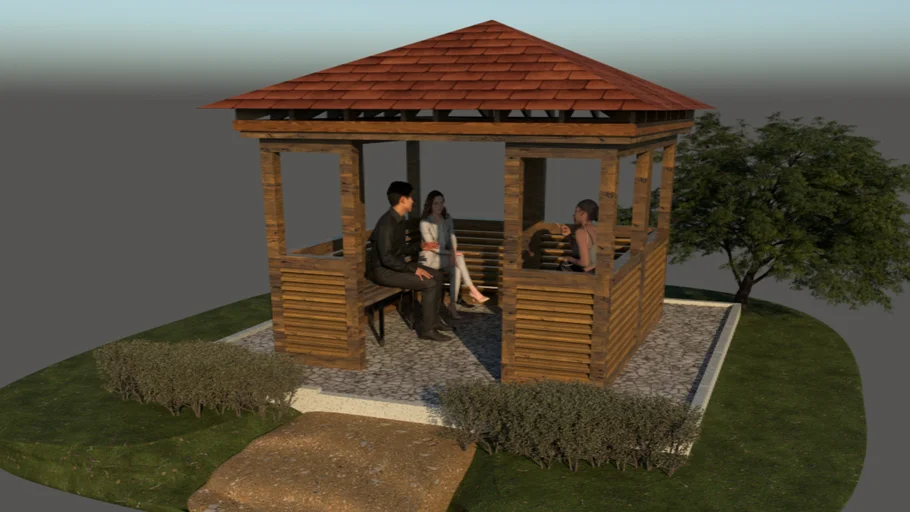 Wooden Gazebo