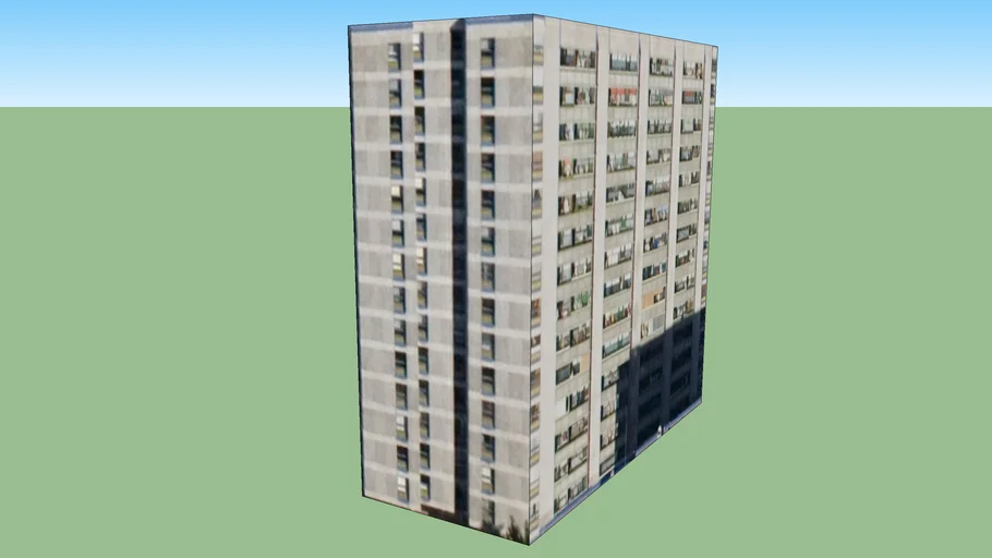 Building in Merihaka, Helsinki, Finland