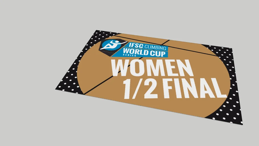 ifsc-climbing.org - IFSC Lead Sign - Route sign 1/2 final Women