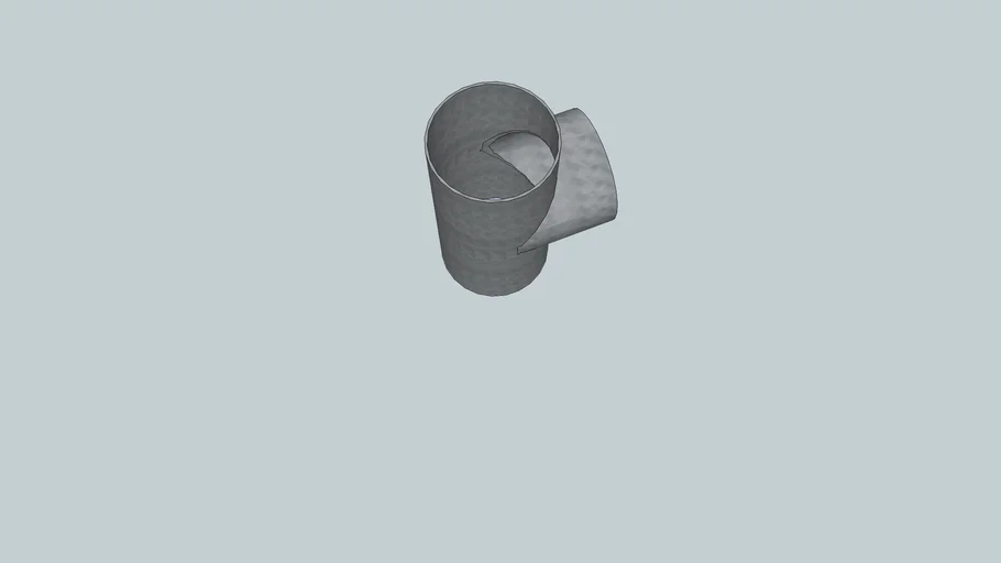 T Duct for 6" duct