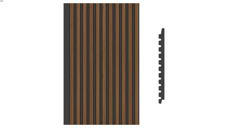GL-2101 PVC Charcoal Louver