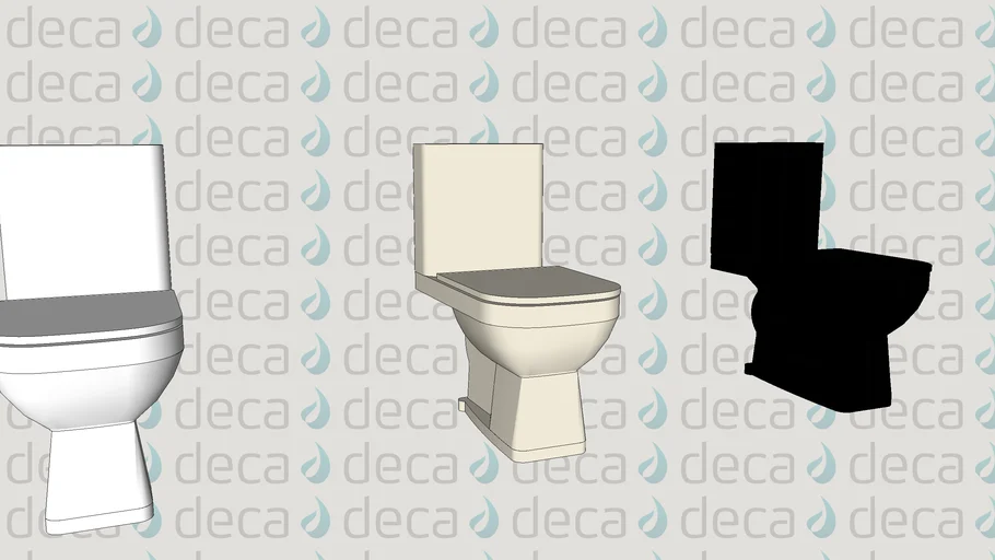 Deca Bacia Sanitária Quadra Código P.210 Caixa Acoplada