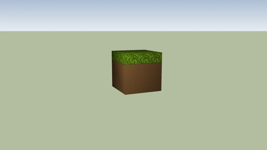 Minecraft Grass Block | 3D Warehouse