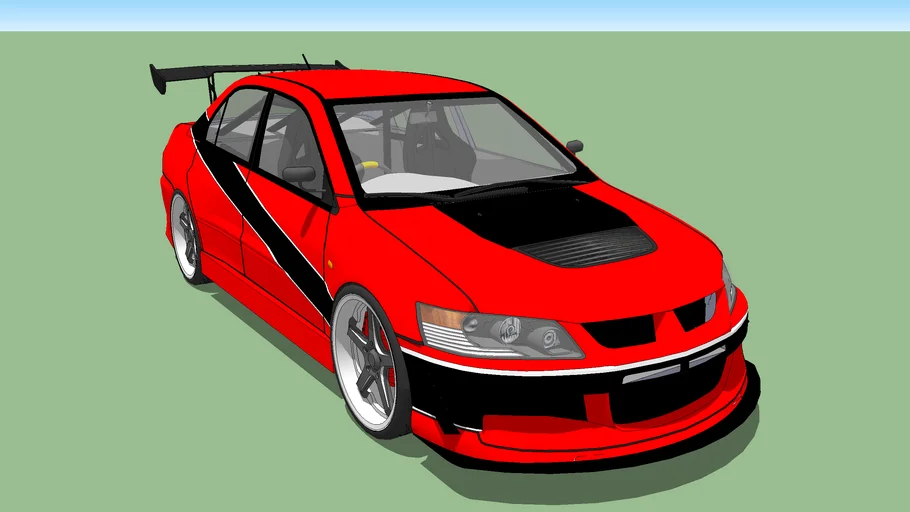 Modified Mitsubishi Lancer Evo IX