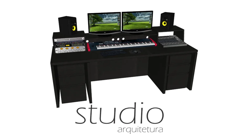 Mesa Para Home Studio - Completa
