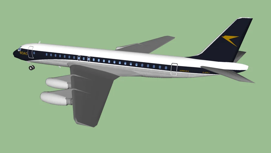 BOAC Douglas DC-8-40 (fictional)