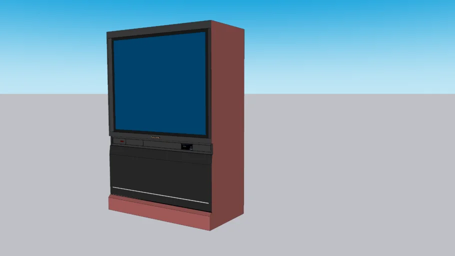Panasonic - rear projection - TV - unknown late 1980's model