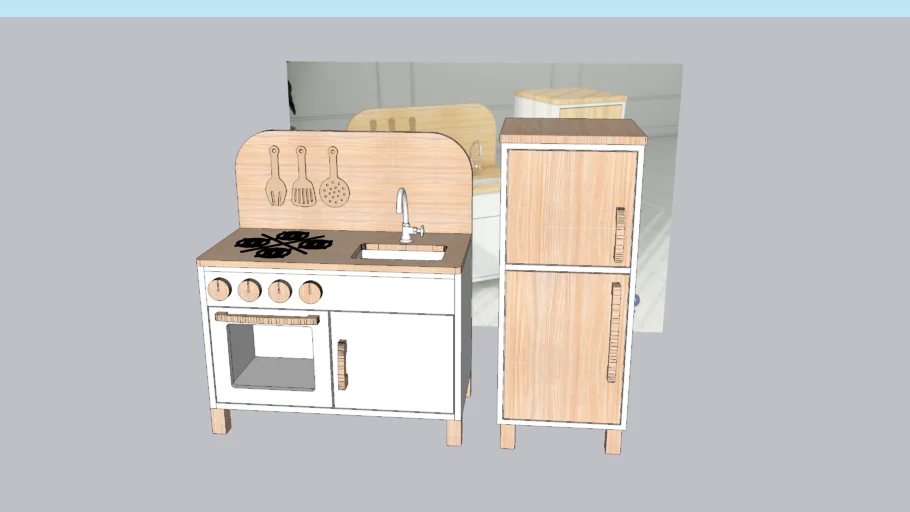 Cozinha Infantil 01 Gepeto