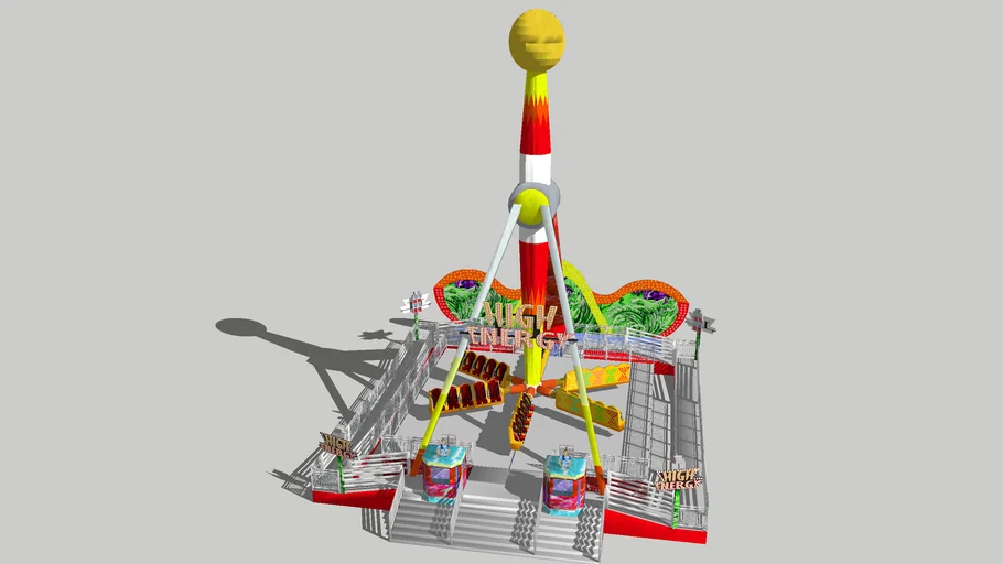 Funfair Ride (HIGH ENERGY) Zierer-Star Shape